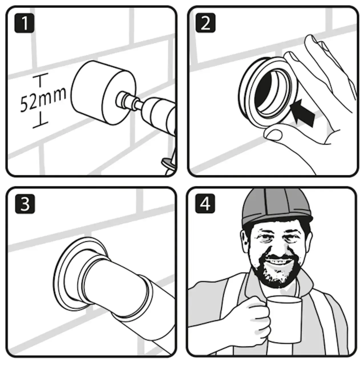 Upgrade your plumbing solutions today with the Pipe Snug 40mm. Not only does it improve the visual appeal of your pipes, but it also helps to insulate and protect them from external elements. Don’t miss out on this essential addition to your toolkit—order your 2-pack now and experience the difference!